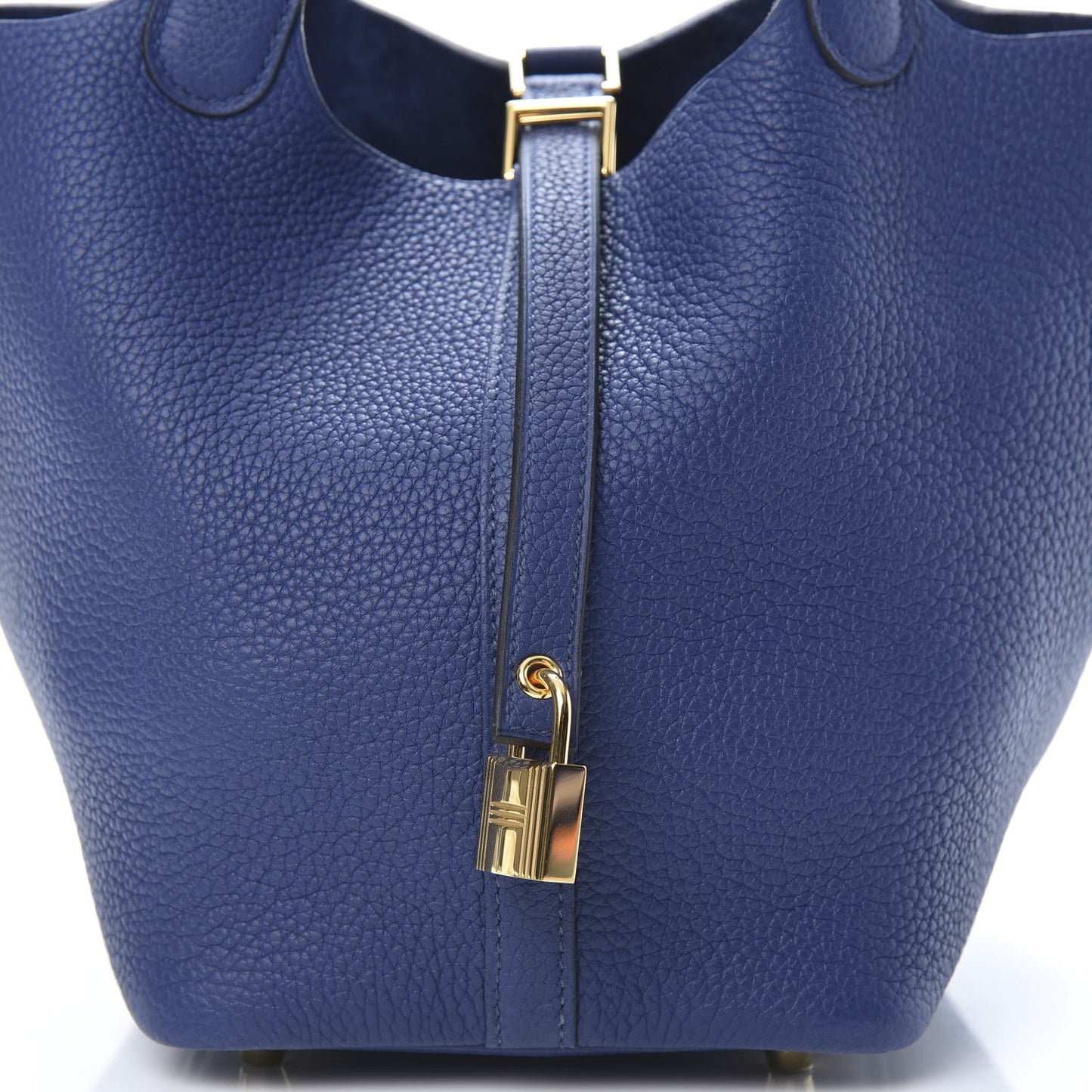 Taurillon Maurice Picotin Lock 18 PM Bleu Saphir