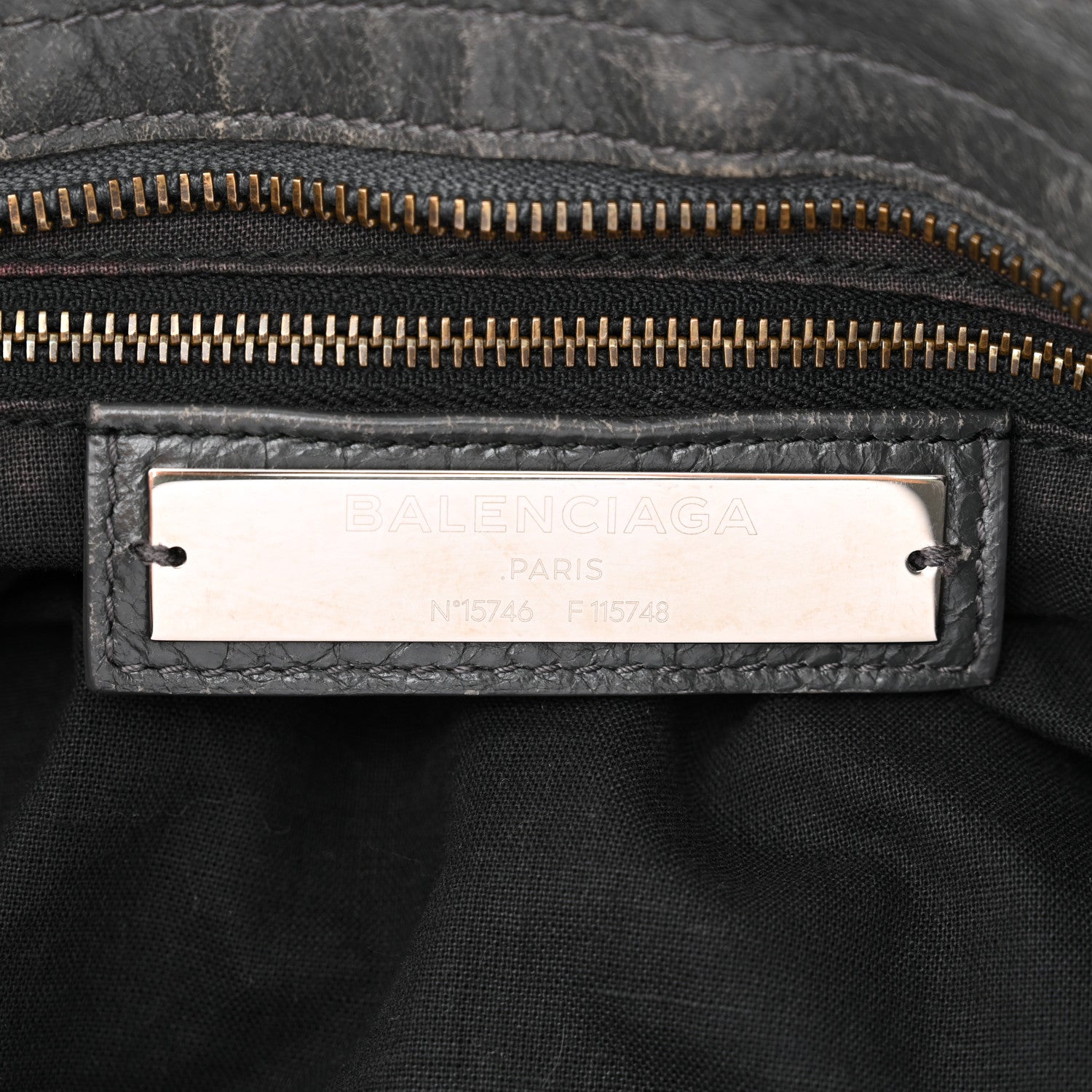 Balenciaga Agneau Classic Hardware City Gris Fossile 6 of 15