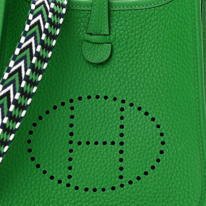 Hermes Taurillon Clemence Allegro Evelyne TPM Bamboo 8 of 11
