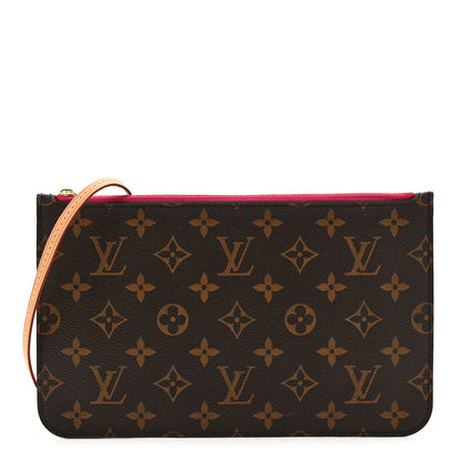 Louis Vuitton Monogram Neverfull MM GM Pochette Pivoine 1 of 10
