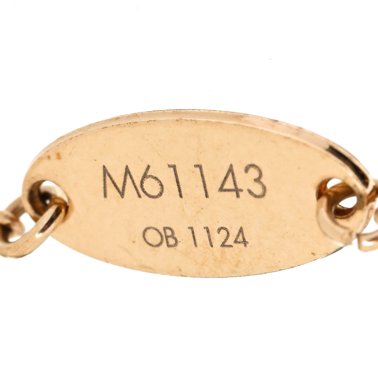 Metal LV And Me Heart Bracelet Gold