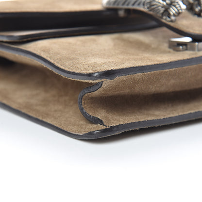 Gucci Suede Mini Dionysus Shoulder Bag Taupe 11 of 13