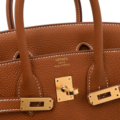 Hermes Togo Birkin 25 Gold 6 of 11