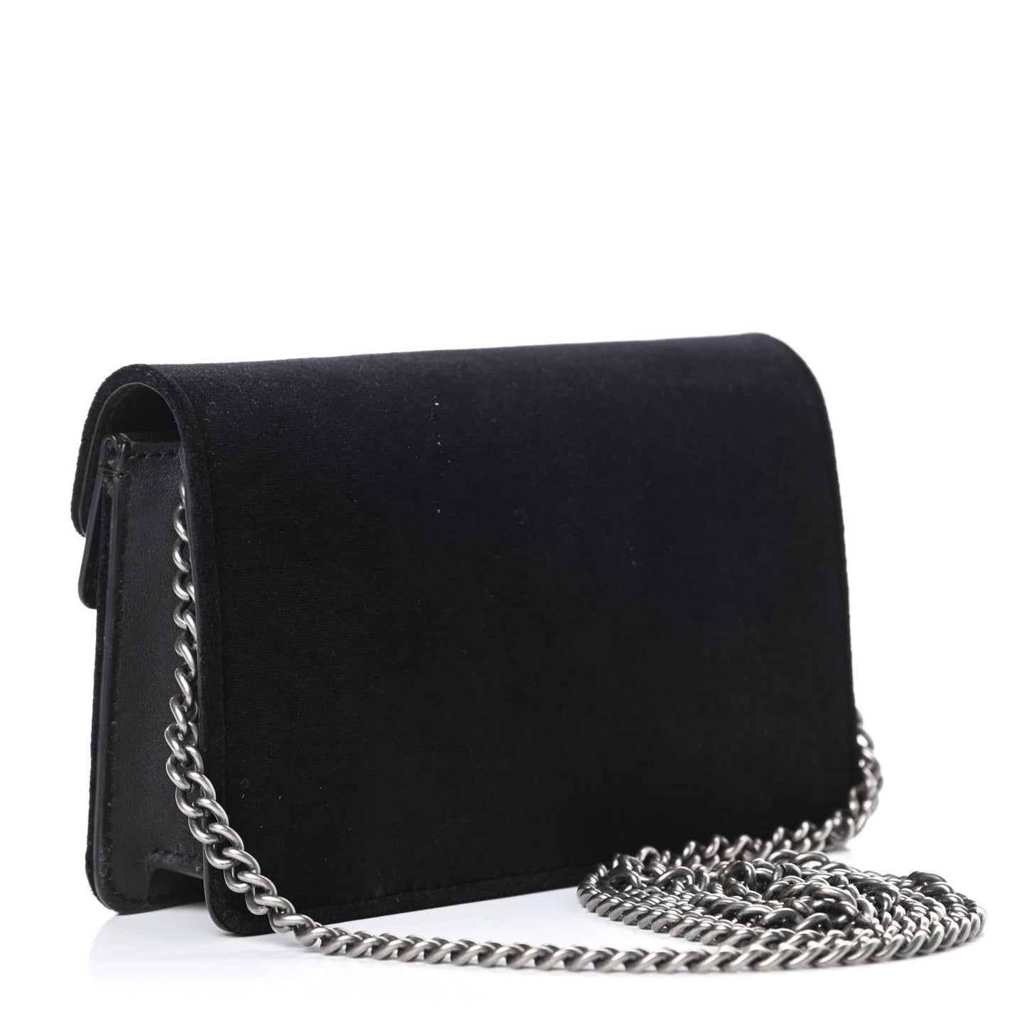 Velvet Super Mini Dionysus Shoulder Bag Black