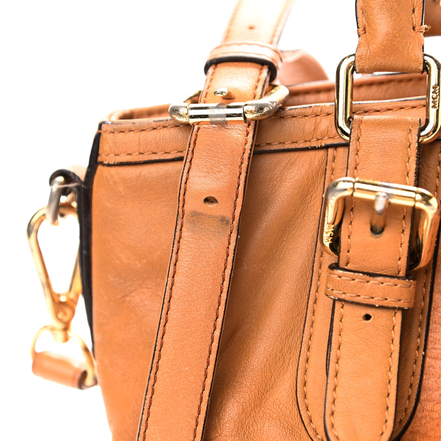 Visetos Essentials Shopper Tote Small Cognac
