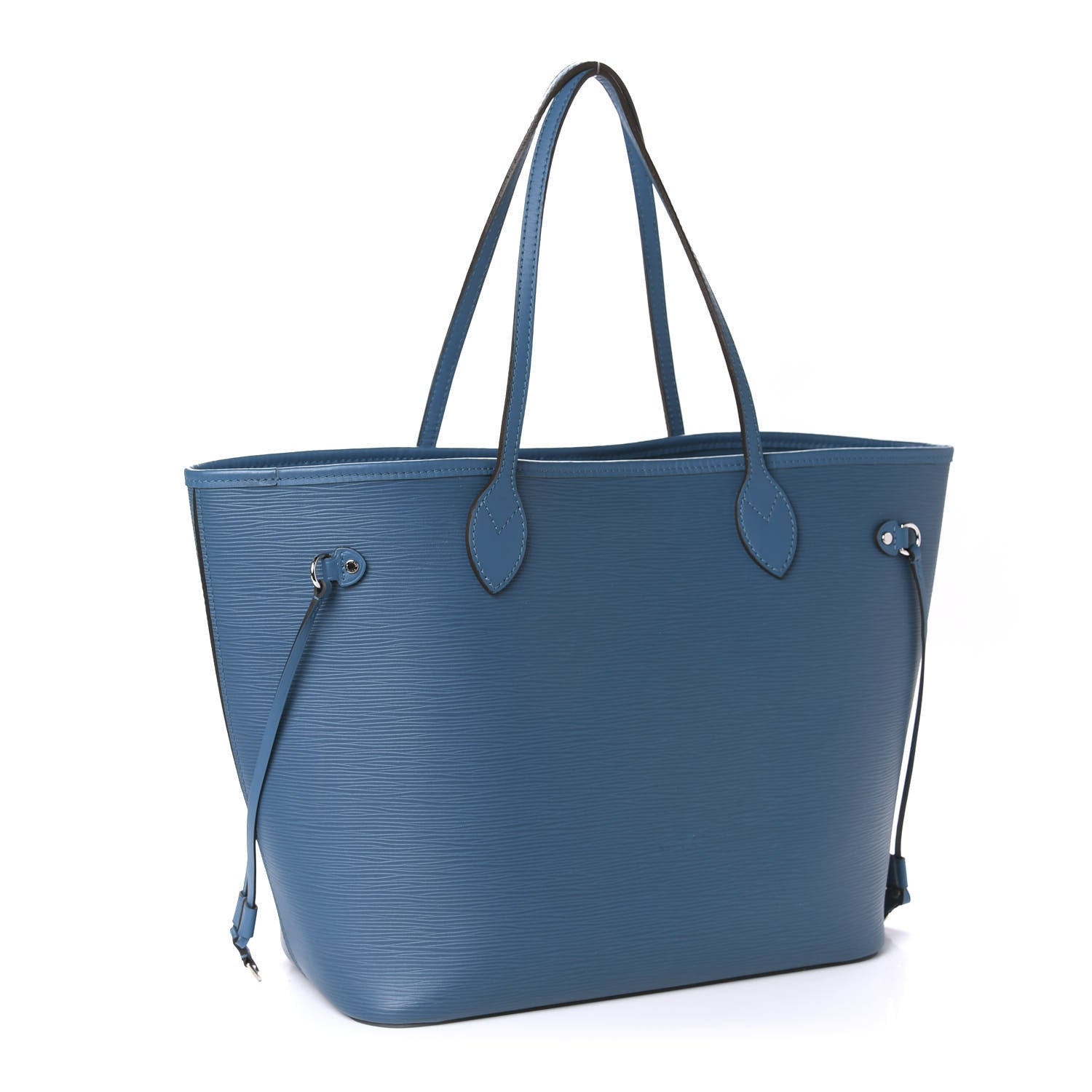 Louis Vuitton Epi Neverfull MM Cyan 3 of 11