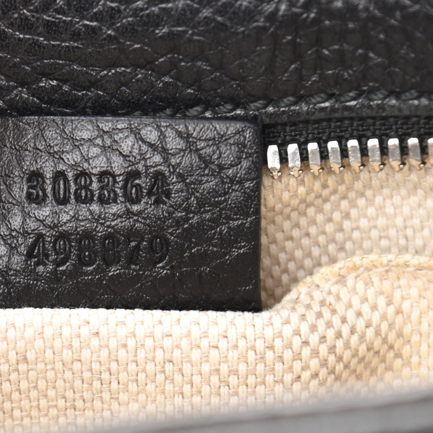 Gucci Pebbled Calfskin Studded Small Soho Disco Bag Black 9 of 14