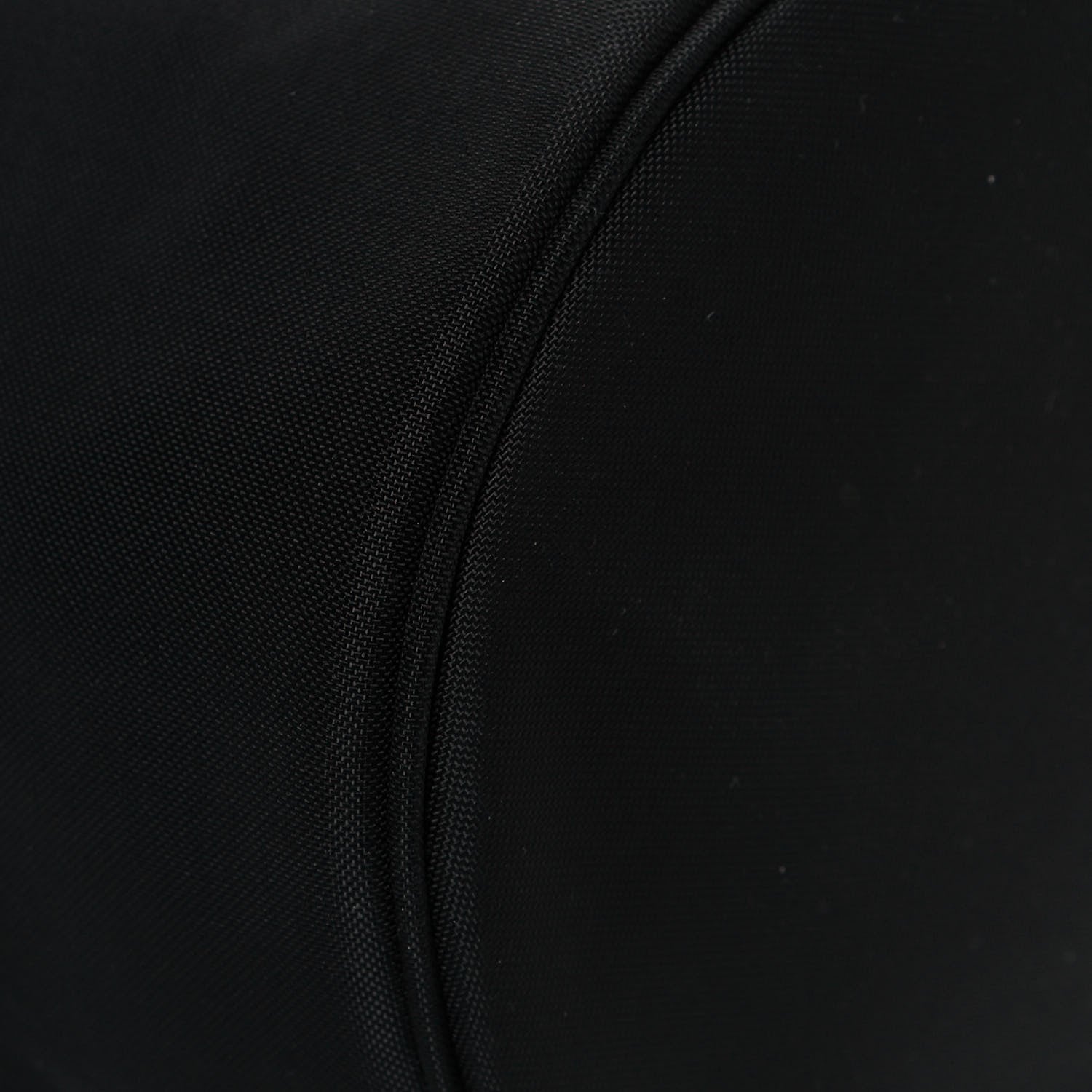 Balenciaga Recycled Sport Nylon Logo Embroidered Wheel Drawstring Bucket Bag Black White 10 of 11