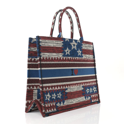 Christian Dior Canvas Embroidered Exclusive US Book Tote Multicolor 3 of 12
