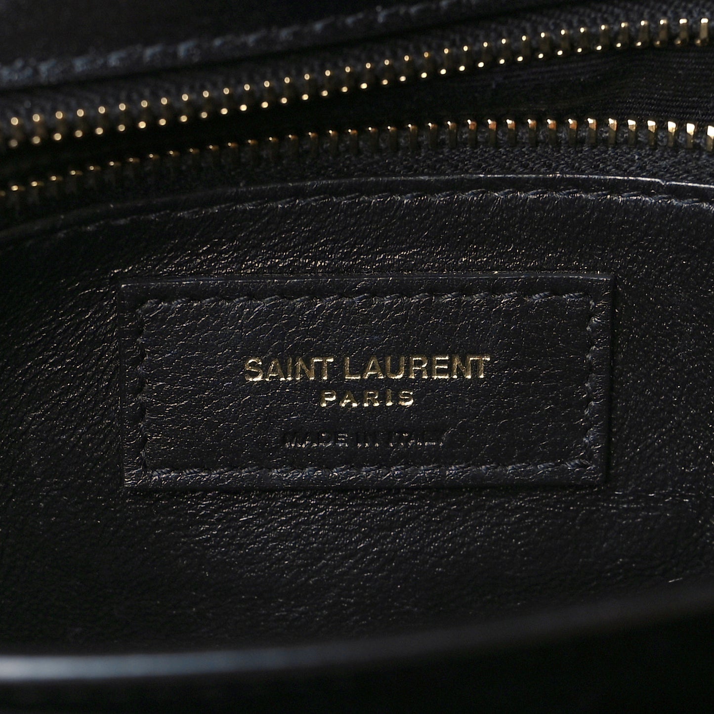 Smooth Calfskin Suede Monogram Cassandra Clasp Bag Black