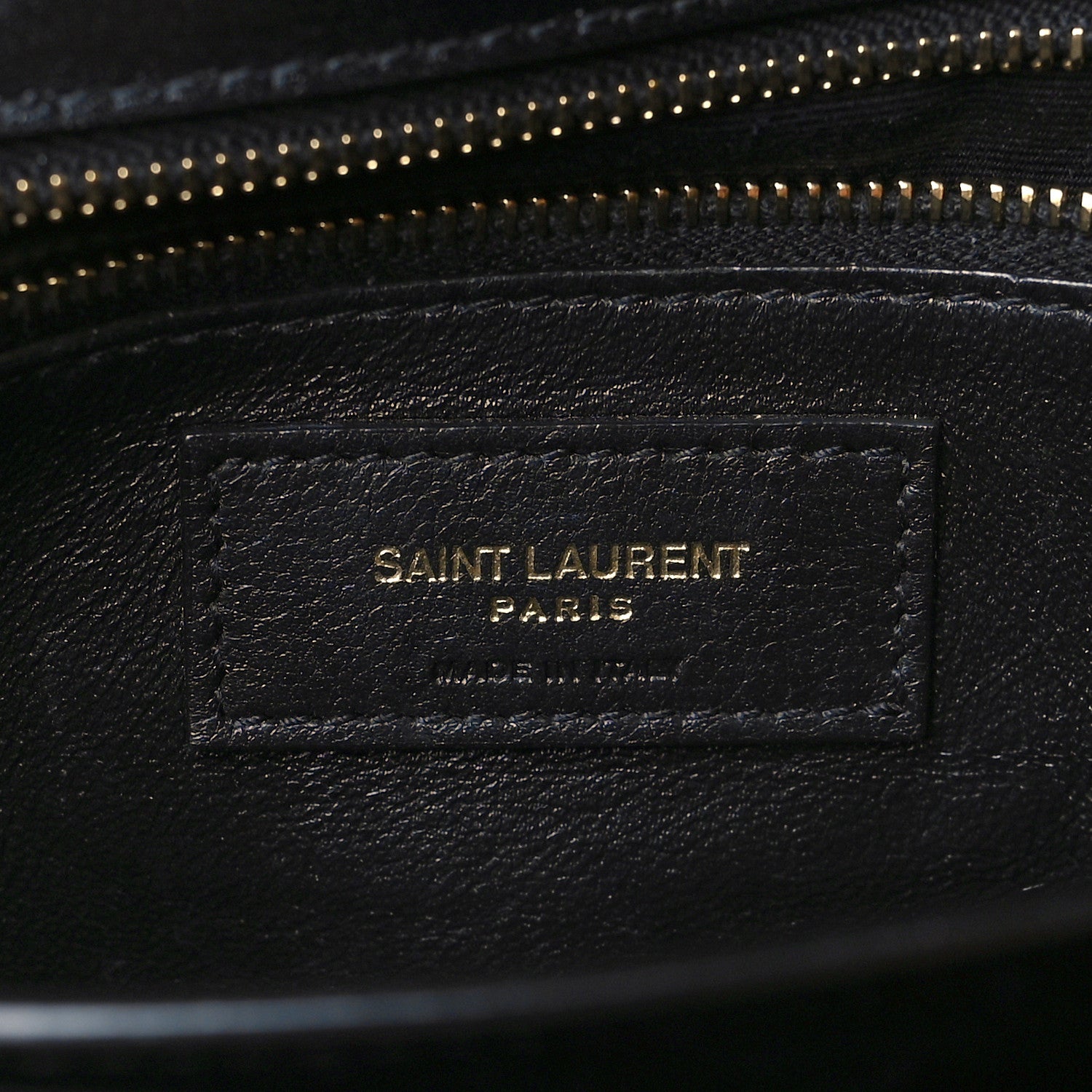 Saint Laurent Smooth Calfskin Suede Monogram Cassandra Clasp Bag Black 5 of 8