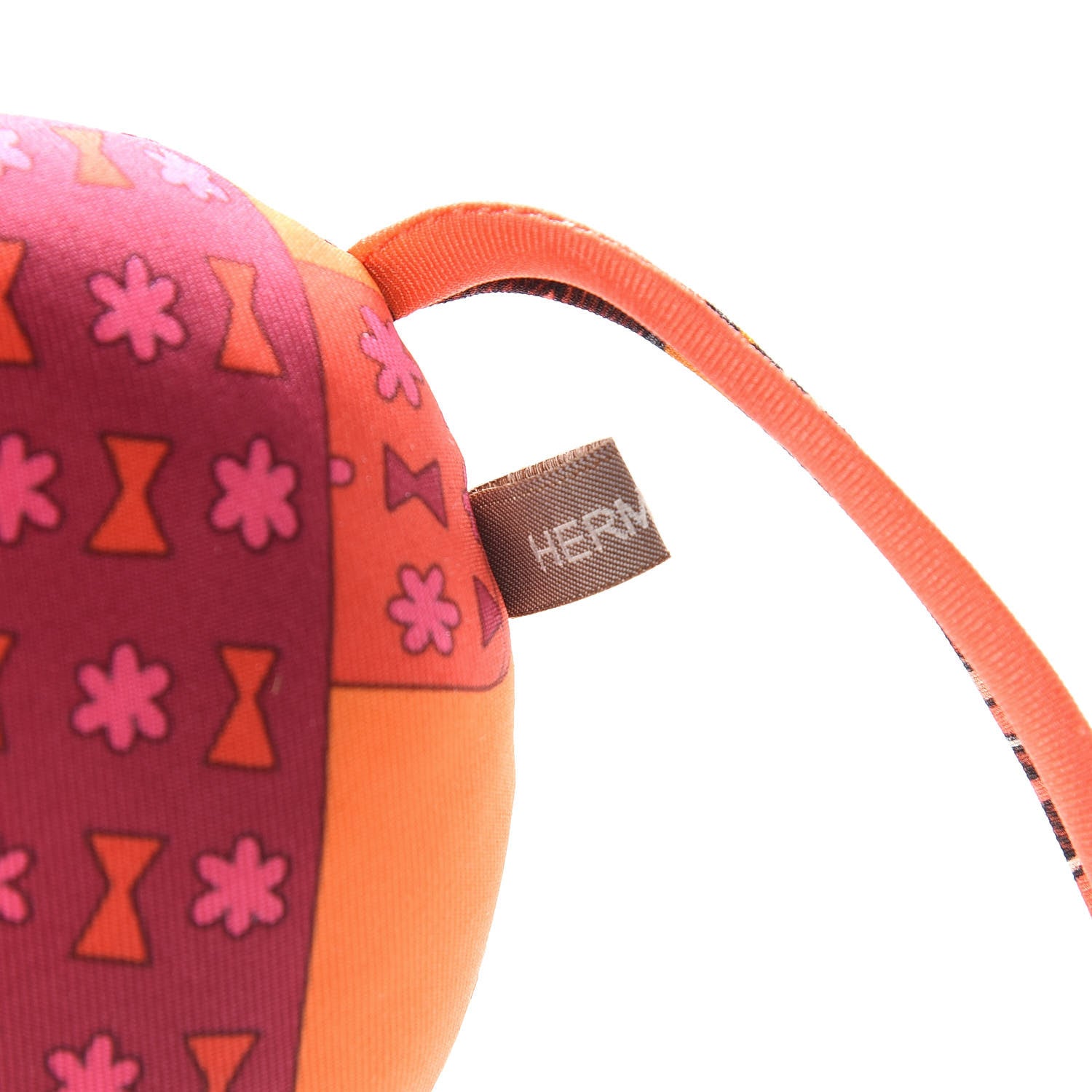 Hermes Silk Petit H Round Ornament Charm 3 of 5
