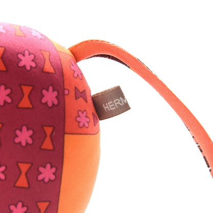 Hermes Silk Petit H Round Ornament Charm 3 of 5