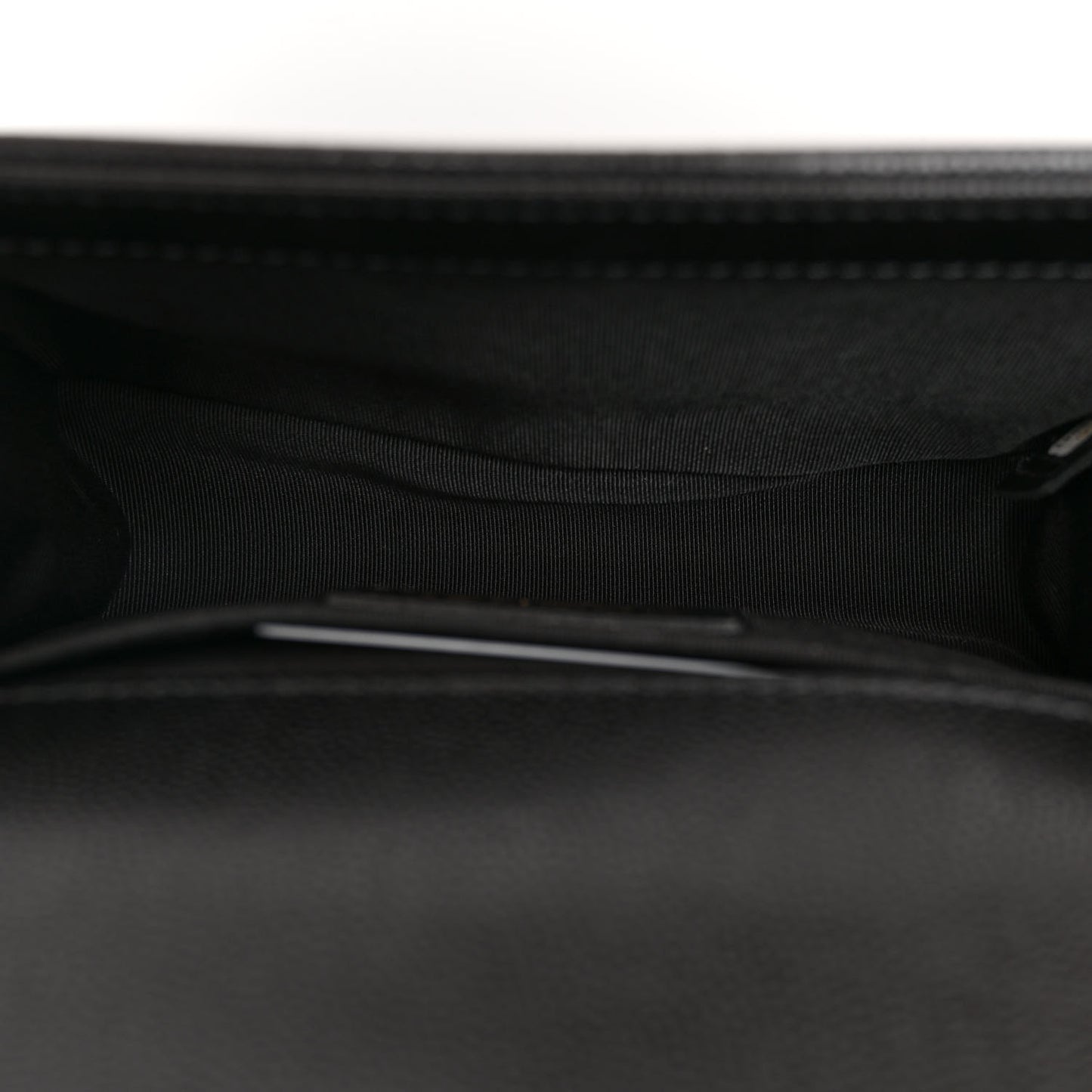 Caviar Quilted Small Boy Flap Black