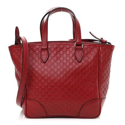 Gucci Microguccissima Small Bree Tote Red 1 of 10