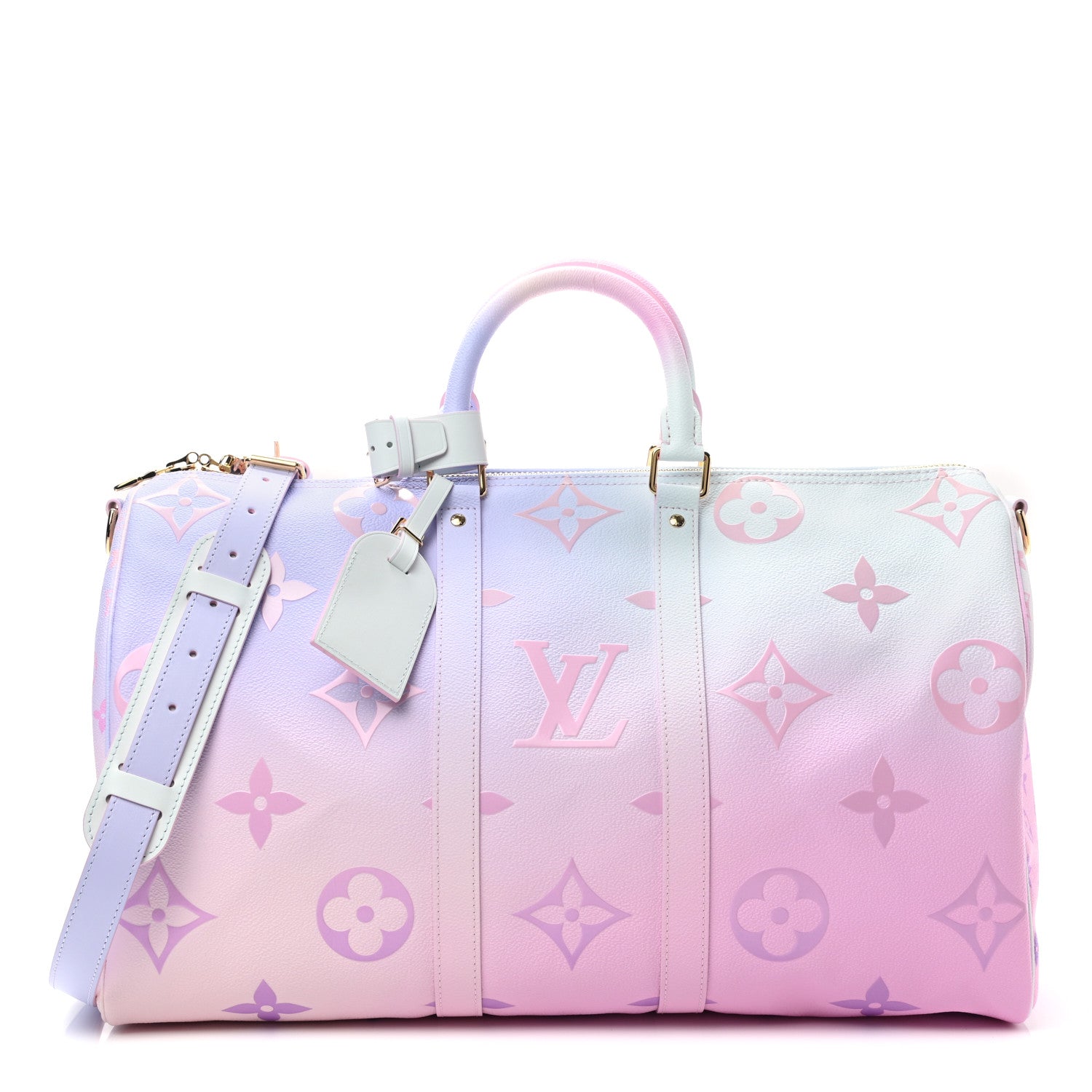 Louis Vuitton Monogram Giant Spring In The City Keepall 45 Sunrise Pastel 1 of 9