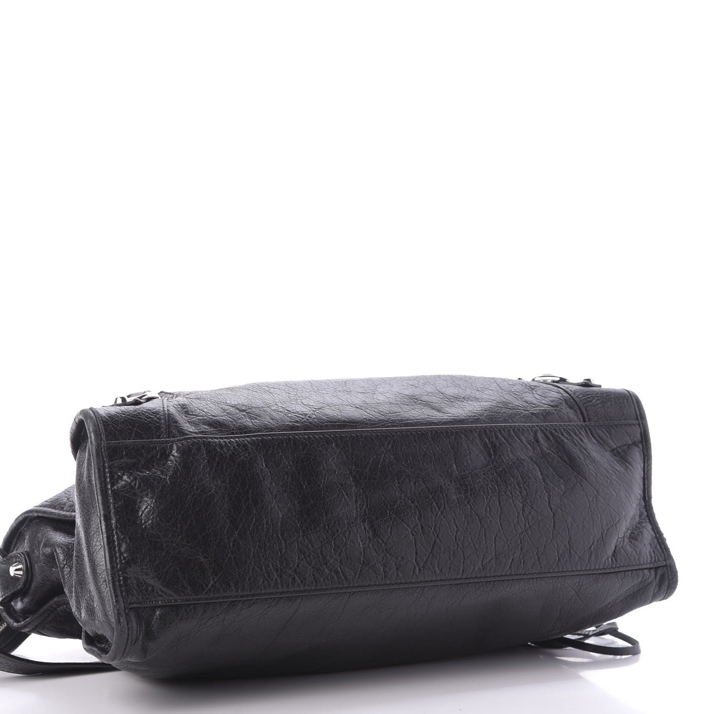 Agneau Classic Silver Hardware City Black