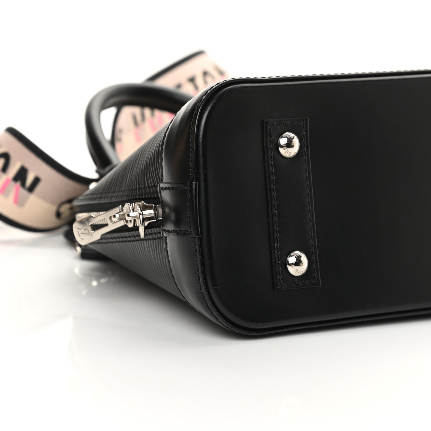 Louis Vuitton Epi Jacquard Alma BB Black 8 of 10