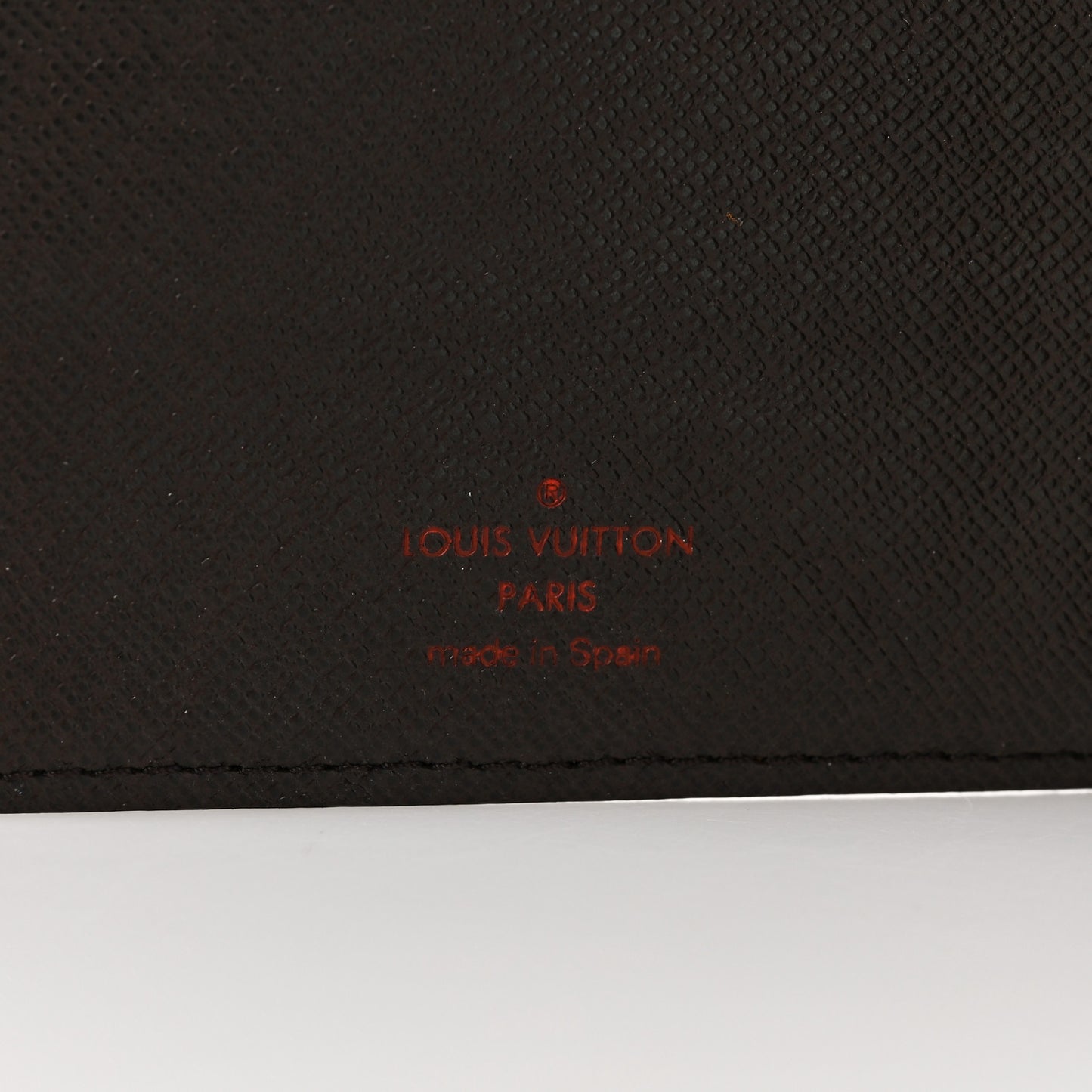 Damier Ebene Checkbook Cover Wallet