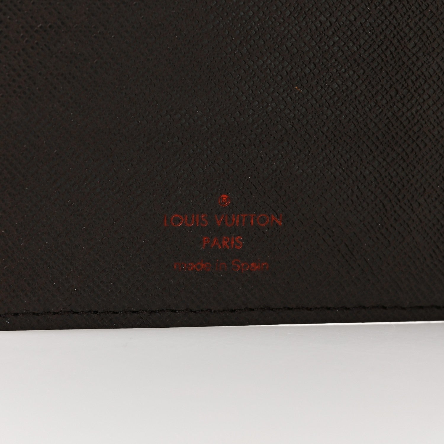 Louis Vuitton Damier Ebene Checkbook Cover Wallet 6 of 10