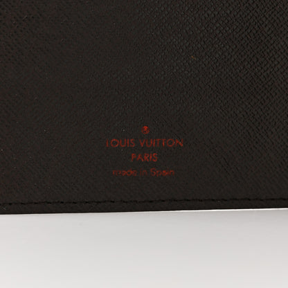 Louis Vuitton Damier Ebene Checkbook Cover Wallet 6 of 10