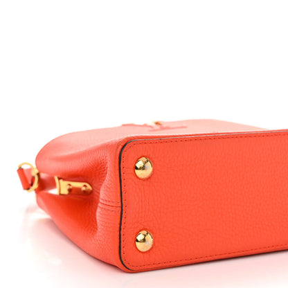 Louis Vuitton Taurillon Capucines BB Tonic Orange 8 of 12