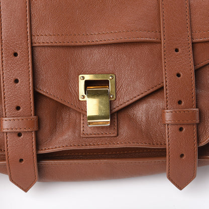 Proenza Schouler Lambskin Tiny PS1 Satchel Saddle 10 of 12