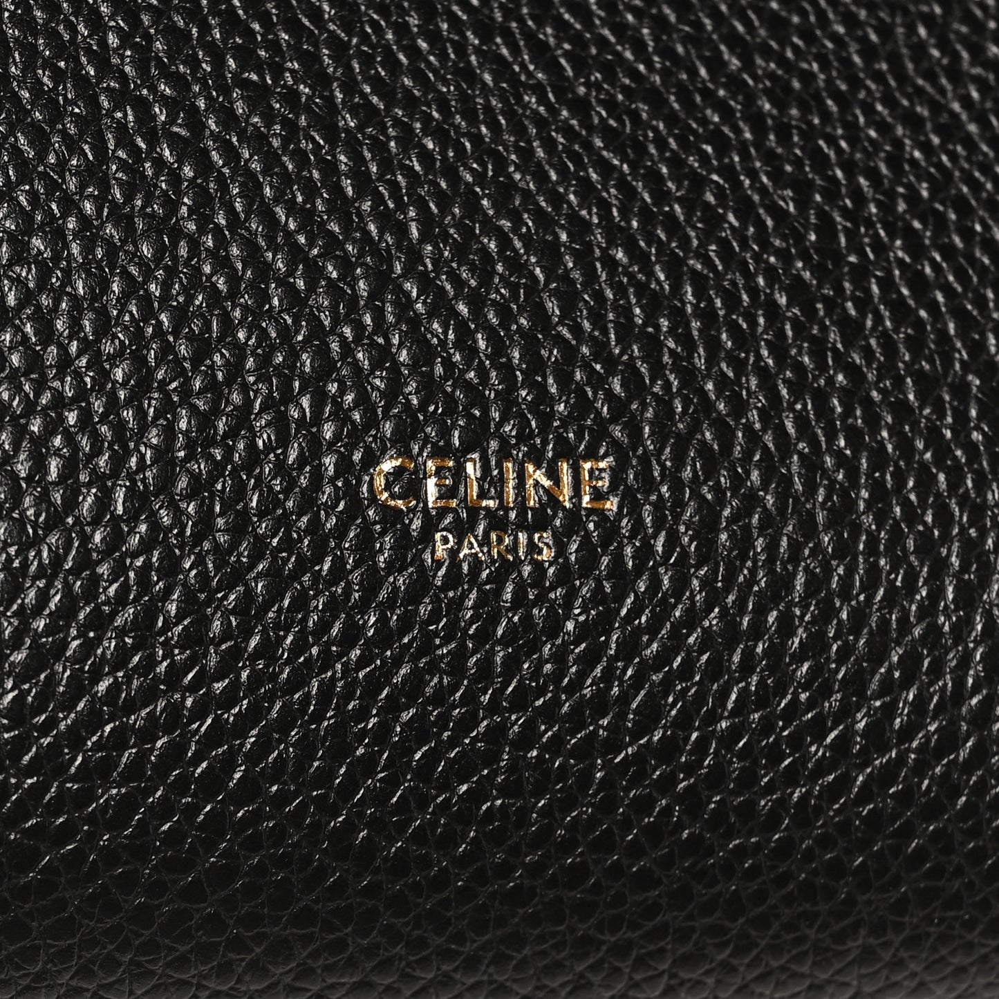 Soft Grained Calfskin Small Sangle Bucket Bag Black