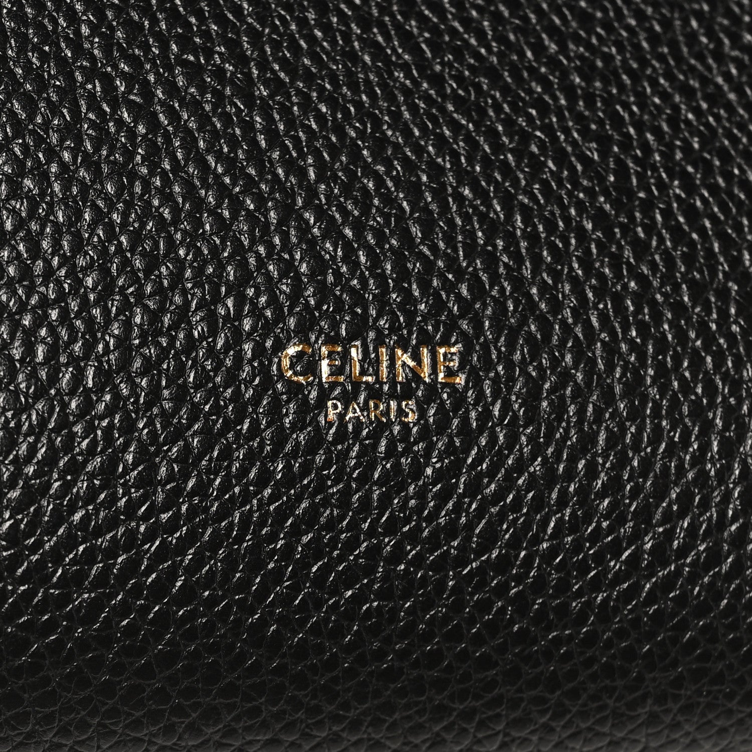 Celine Soft Grained Calfskin Small Sangle Bucket Bag Black 6 of 9
