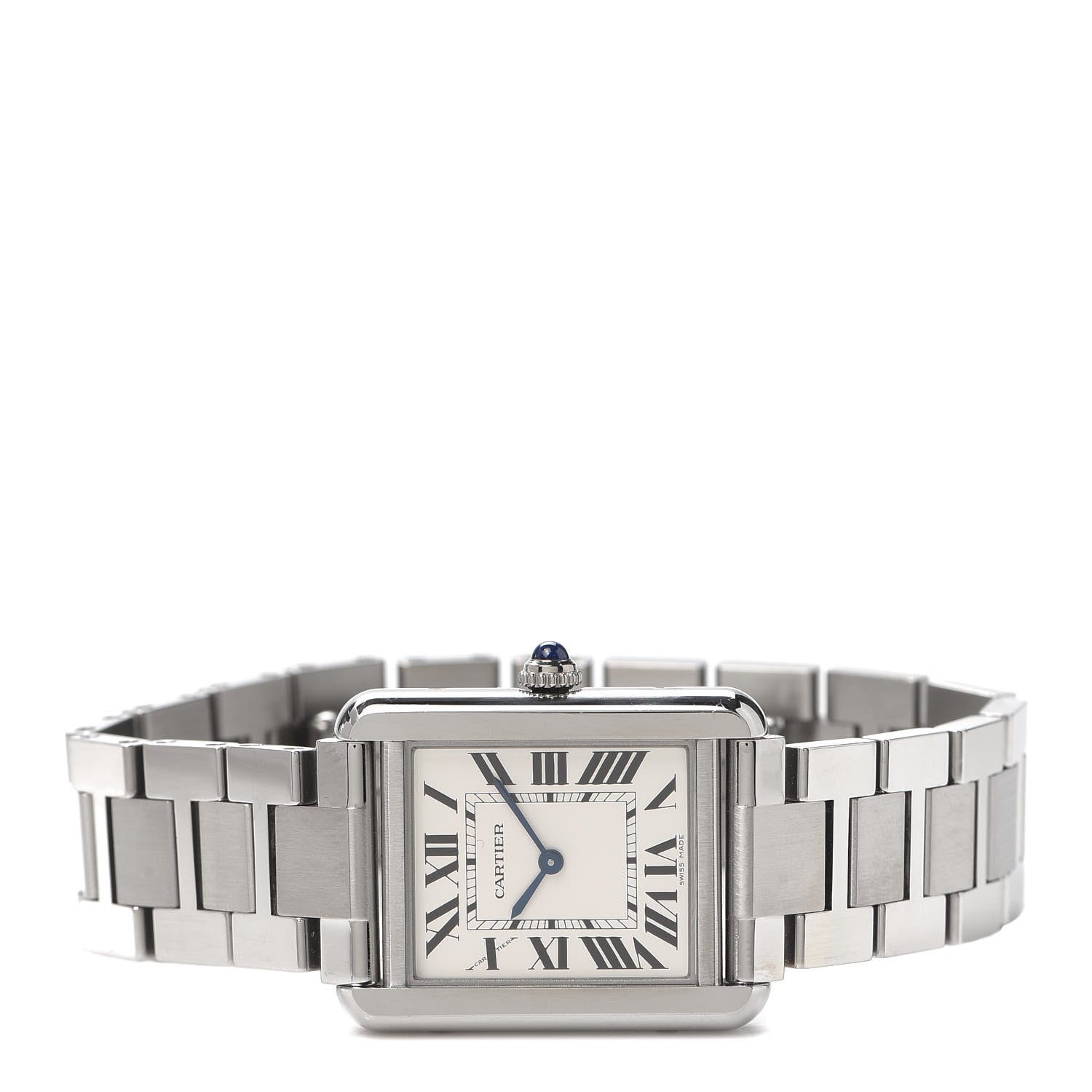 Cartier Stainless Steel 24mm Tank Solo Quartz Watch 2 of 6