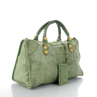 Balenciaga Agneau Giant 21 Gold Hardware Work Light Olive 3 of 17