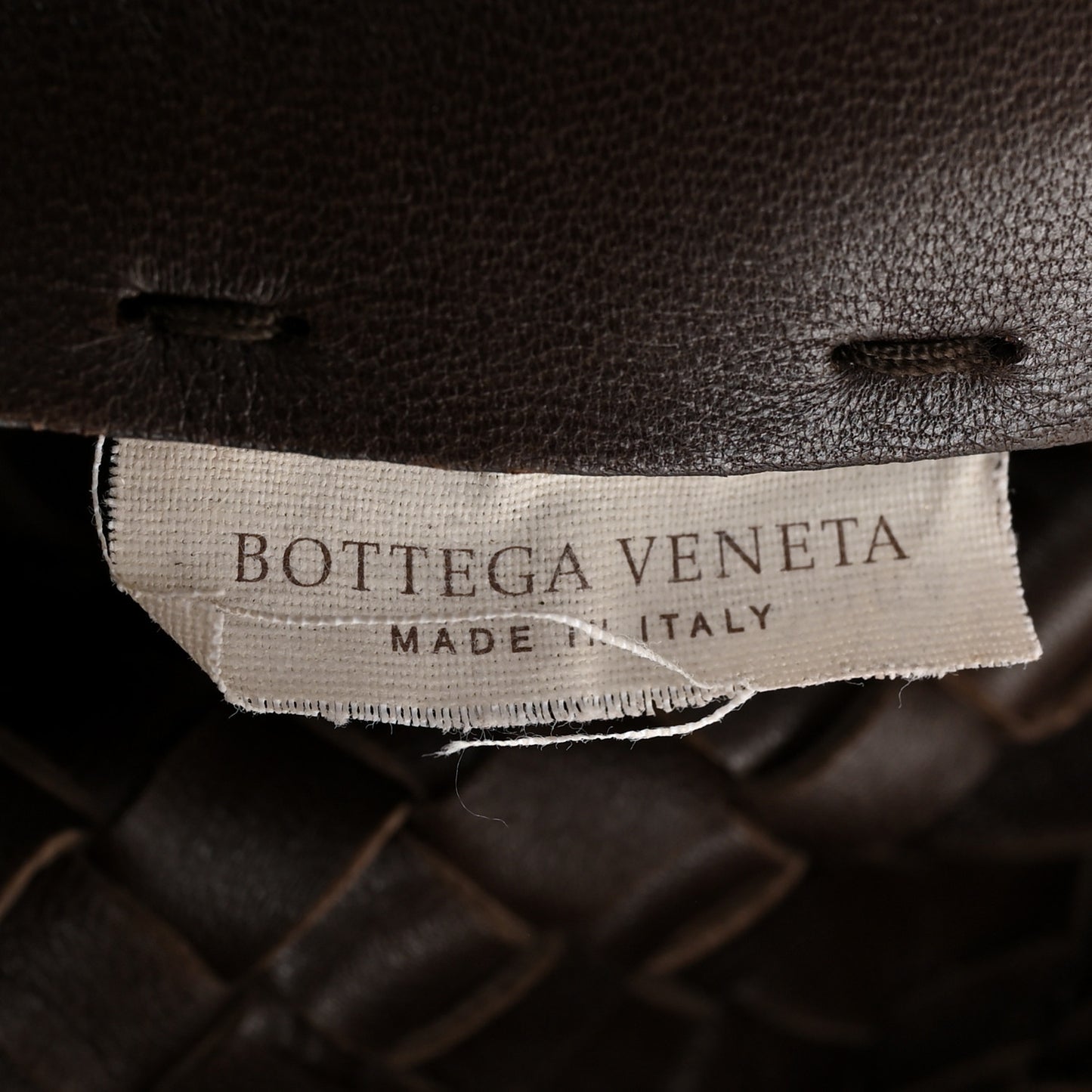 Nappa Intrecciato Medium Cabat Ebano