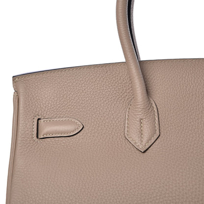 Hermes Taurillon Clemence Birkin 35 Gris Tourterelle 26 of 33