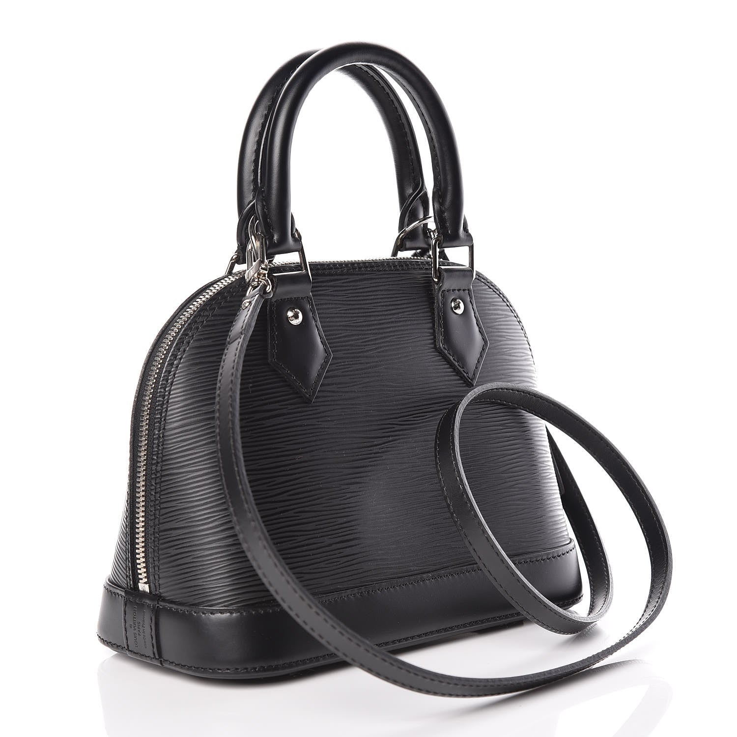 Louis Vuitton Epi Alma BB Black 3 of 9
