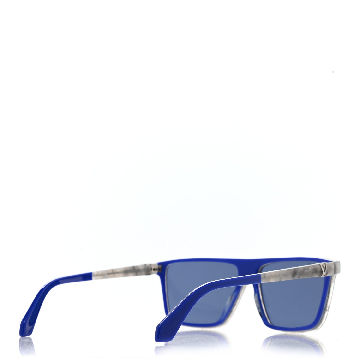 Louis Vuitton Portland Square Sunglasses Z1272W Grey Blue 4 of 8