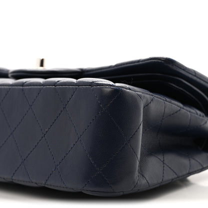 Chanel Lambskin Quilted Small Double Flap Blue 10 of 13