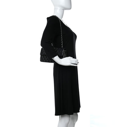 Chanel Lambskin Quilted East West Flap Black 2 of 13