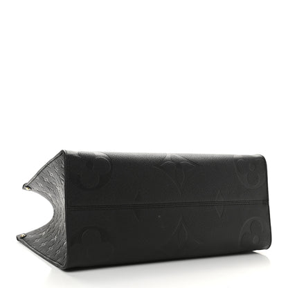 Louis Vuitton Empreinte Monogram Giant Onthego MM Black 4 of 9