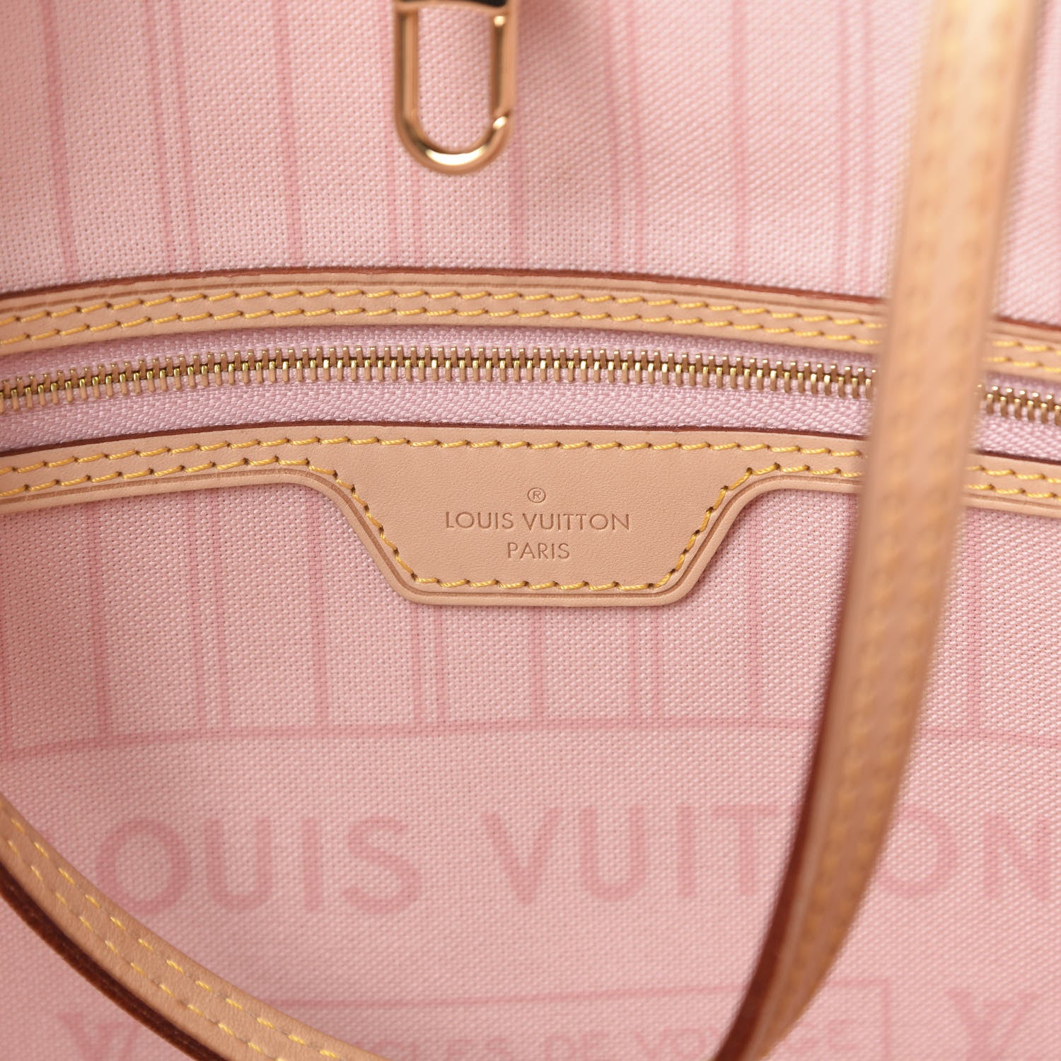 Louis Vuitton Damier Azur Neo Neverfull MM Rose Ballerine 5 of 10
