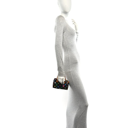Louis Vuitton Monogram Multicolor Mini Sac HL Speedy Black 2 of 9