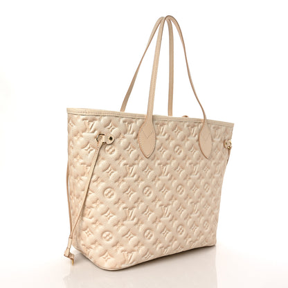 Louis Vuitton Empreinte Monogram Summer Stardust Neverfull MM Beige Clair 4 of 8