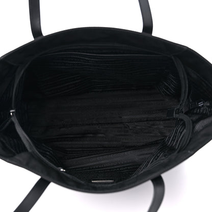 Prada Tessuto Nylon Vela Saffiano Tote Black 5 of 8