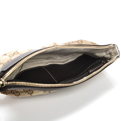 Gucci Monogram Bamboo Zip GG Wristlet Dark Brown 5 of 7