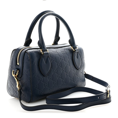 Gucci Guccissima Mini Joy Boston Blue 3 of 10