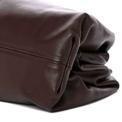 Bottega Veneta Smooth Butter Calf The Pouch Oversized Clutch Brownie 9 of 9