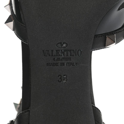 Valentino Garavani Patent Nappa Rockstud Ankle Strap 65mm Pumps 38 Black 6 of 8