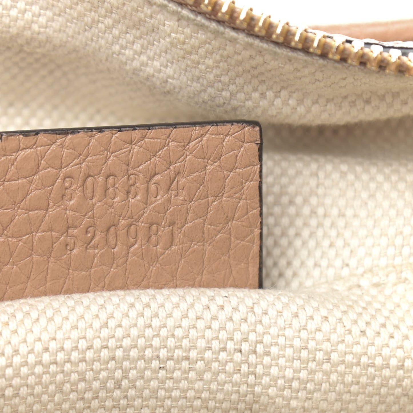 Pebbled Calfskin Small Soho Disco Bag Camelia