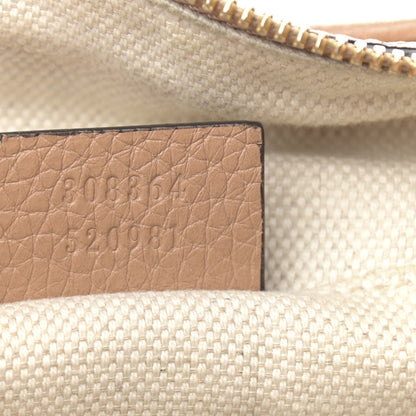 Gucci Pebbled Calfskin Small Soho Disco Bag Camelia 7 of 14