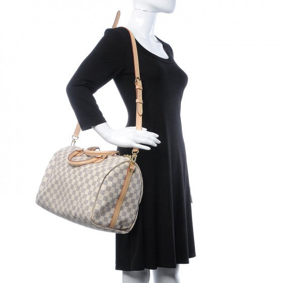 Louis Vuitton Damier Azur Speedy Bandouliere 35 2 of 14