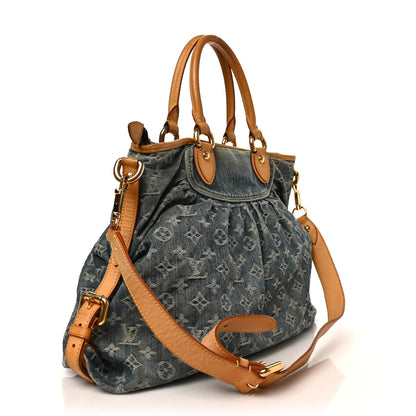 Louis Vuitton Denim Neo Cabby GM Blue 3 of 9
